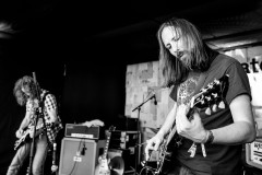 Orange Swan performing on stage