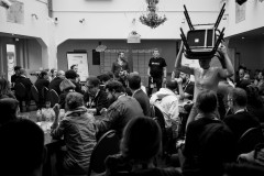 Organizers Berthold Barth & Maik welcome everyone to BarCamp Ruhr 12