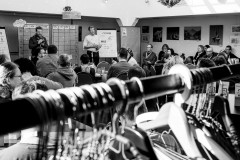 Berthold & Maik welcome everyone to day two of BarCamp Ruhr 12