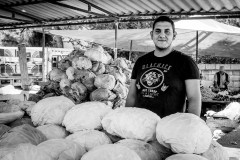 At the market