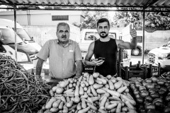 At the market