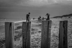 At the beach