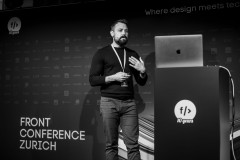 Jon Yablonski on stage at Front Conference 2021