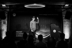 Dan Nessler on stage at Front Conference 2021