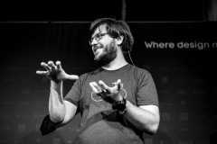 Martin Splitt on stage at Front Conference 2021