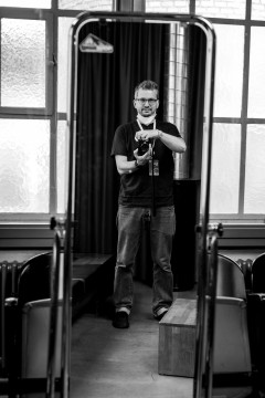 Obligatory mirror selfie of myself during Front Conference Zürich 2021