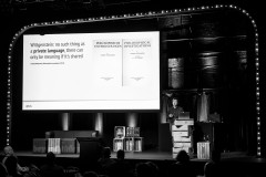 Hidde de Vries on stage at beyond tellerrand 2021 in Düsseldorf