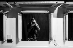 Me taking another mirror selfie at beyond tellerrand 2021 in Düsseldorf