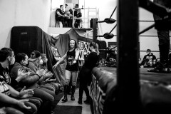 Danny Roxx on his way to the ring