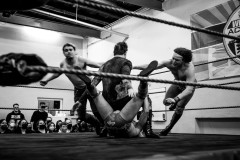 Double clothesline from Ivan and Danny Roxx against Avatar