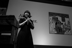 Alexandra Deschamps-Sonsino on stage at beyond tellerrand Berlin 2022