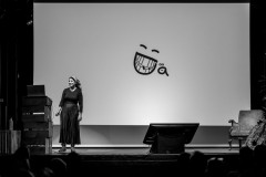 dina Amin on stage at beyond tellerrand Berlin 2022