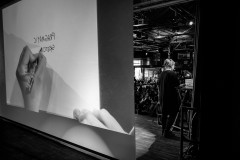 View from behind the stage at Eva-Lotta Lamm at beyond tellerrand Berlin 2022