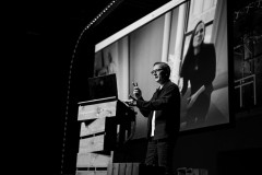 Marion Klingemann on stage at beyond tellerrand 2023 in Düsseldorf