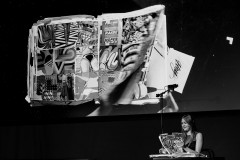 Gemma O'Brien on stage at beyond tellerrand 2023 in Düsseldorf