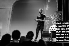 Robert Hranitzky on stage at beyond tellerrand 2023 in Berlin