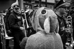 Wet Stitch costume during the carnival parade