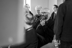 Matthias Pfefferle asking a question during WordCamp Karlsruhe 2024